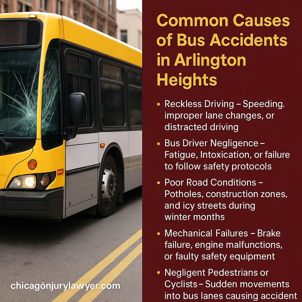 Common Causes of Bus Accidents in Arlington Heights