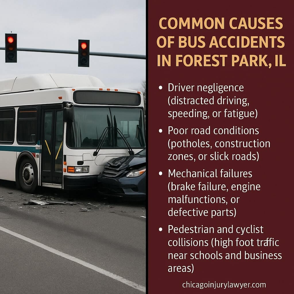 Common Causes of Bus Accidents in Forest Park