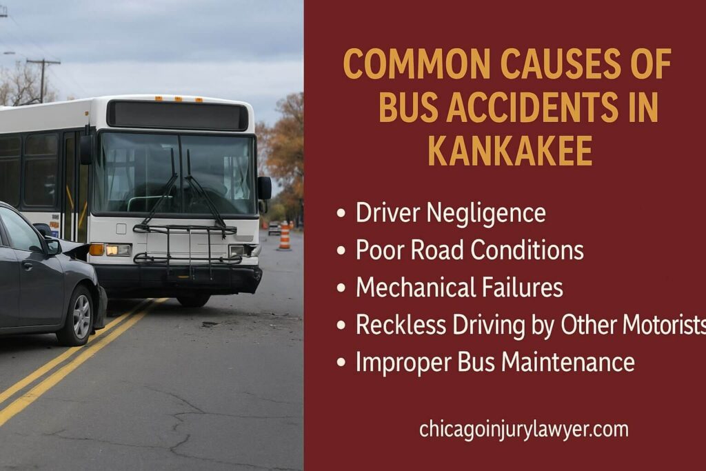 Common Causes of Bus Accidents in Kankakee