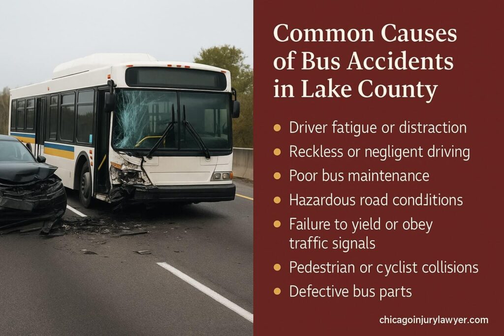 Common Causes of Bus Accidents in Lake County