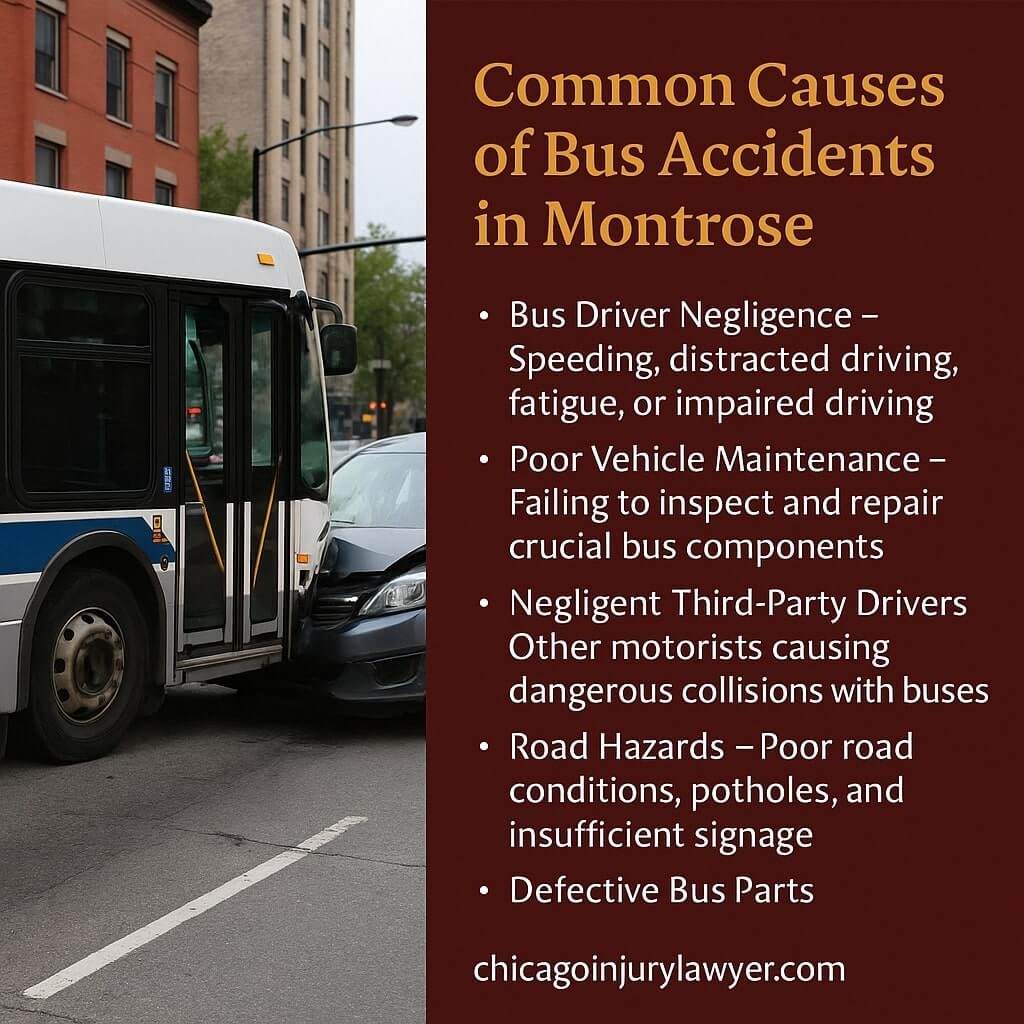 Common Causes of Bus Accidents in Montrose