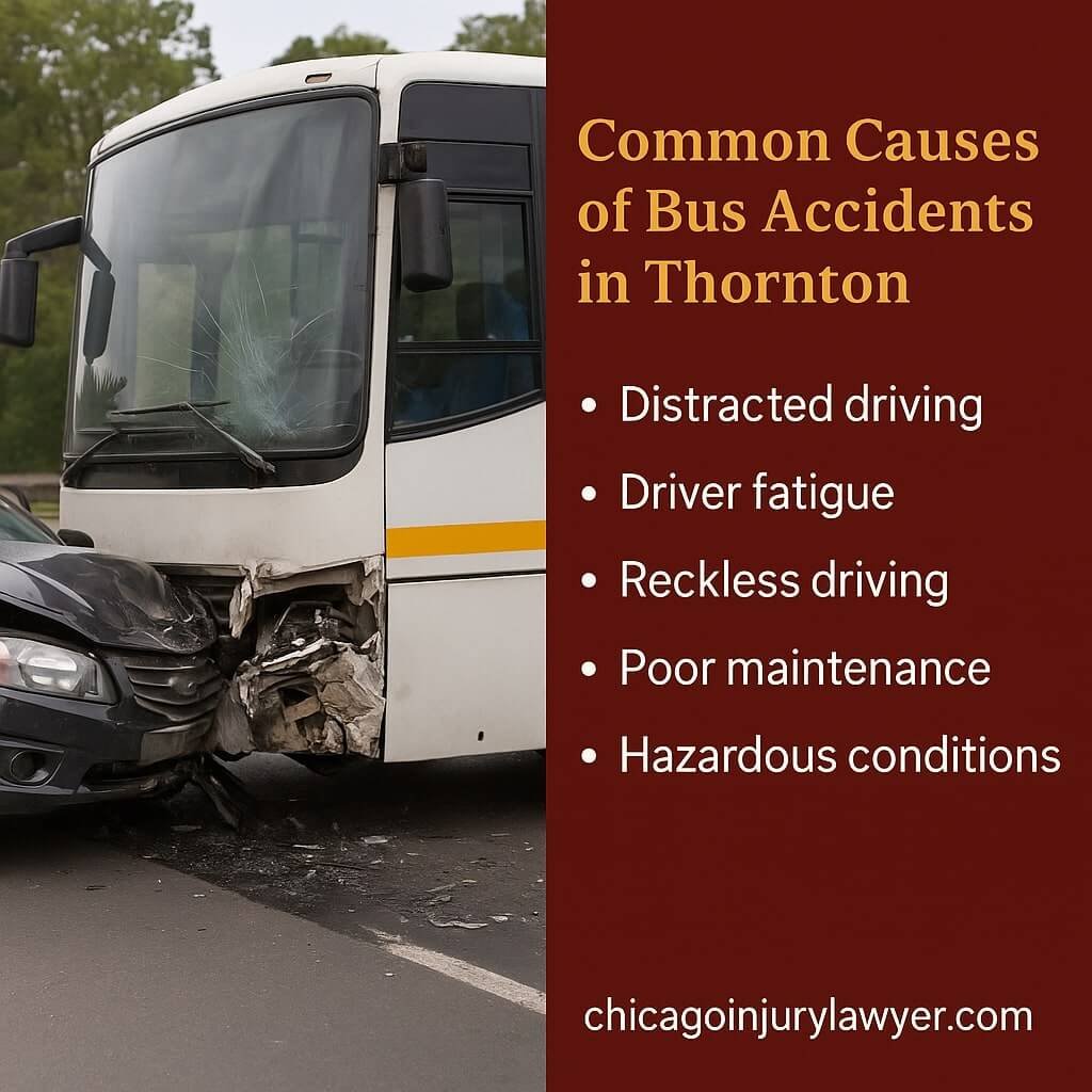 Common Causes of Bus Accidents in Thornton