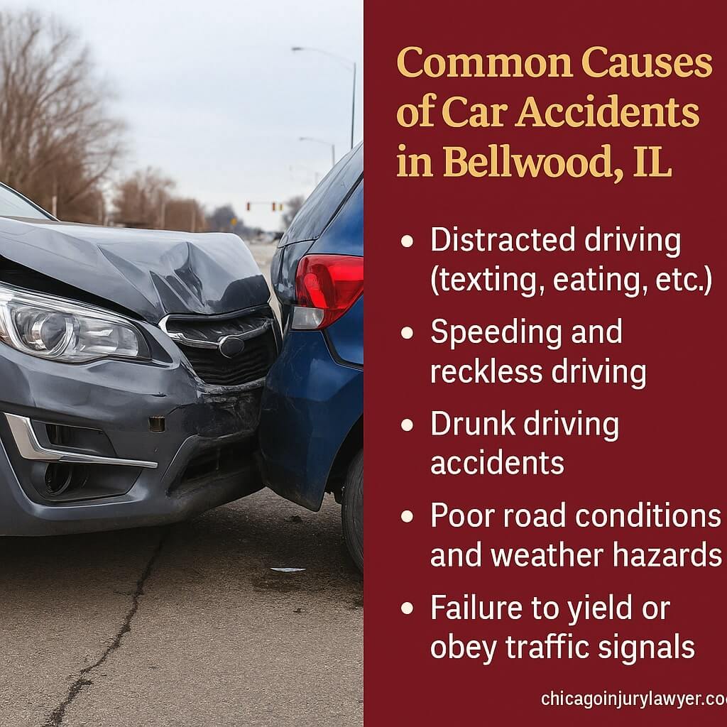 Common Causes of Car Accidents in Bellwood