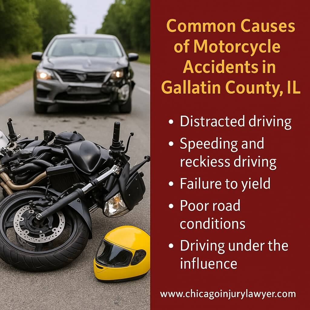 Common Causes of Motorcycle Accidents in Gallatin County