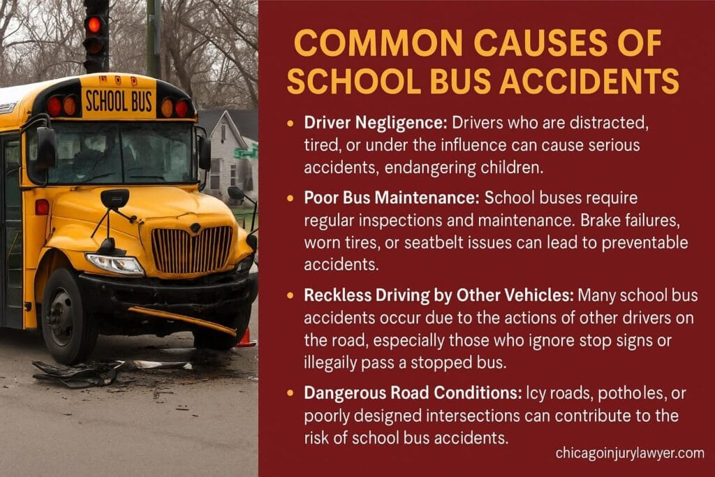 Common Causes of School Bus Accidents