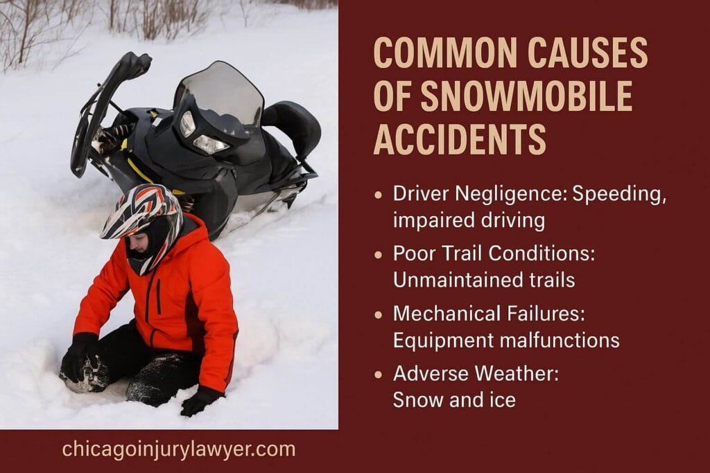 Common Causes of Snowmobile Accidents