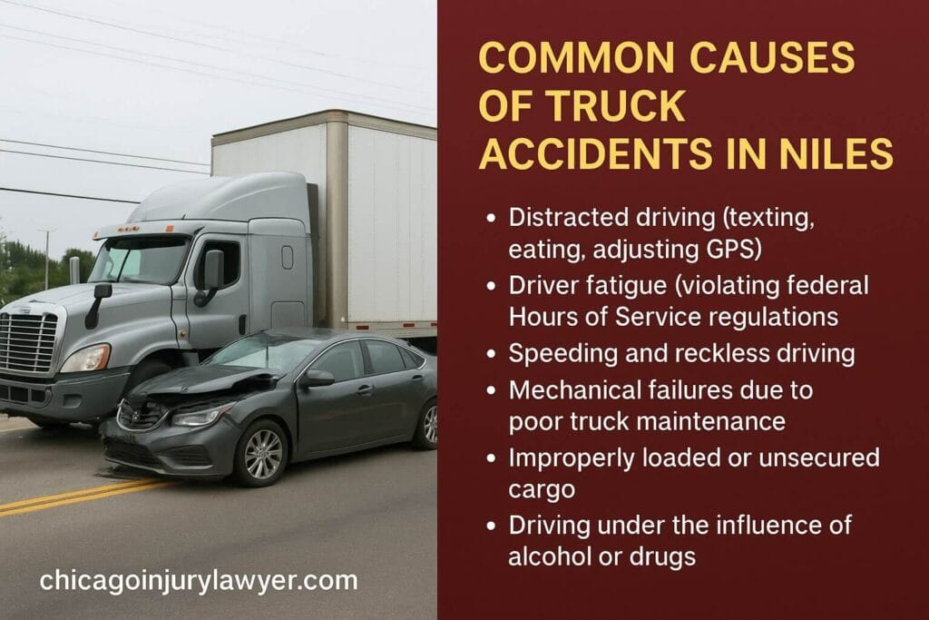 Common Causes of Truck Accidents in Niles