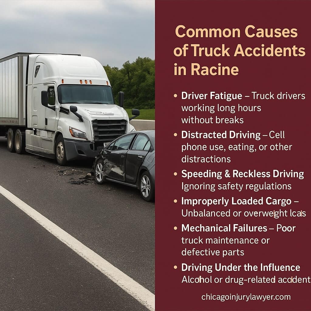 Common Causes of Truck Accidents in Racine