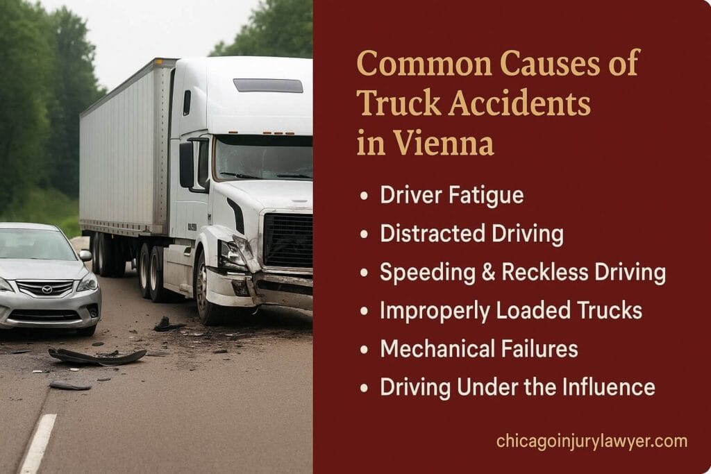 Common Causes of Truck Accidents in ViennaCommon Causes of Truck Accidents in Vienna