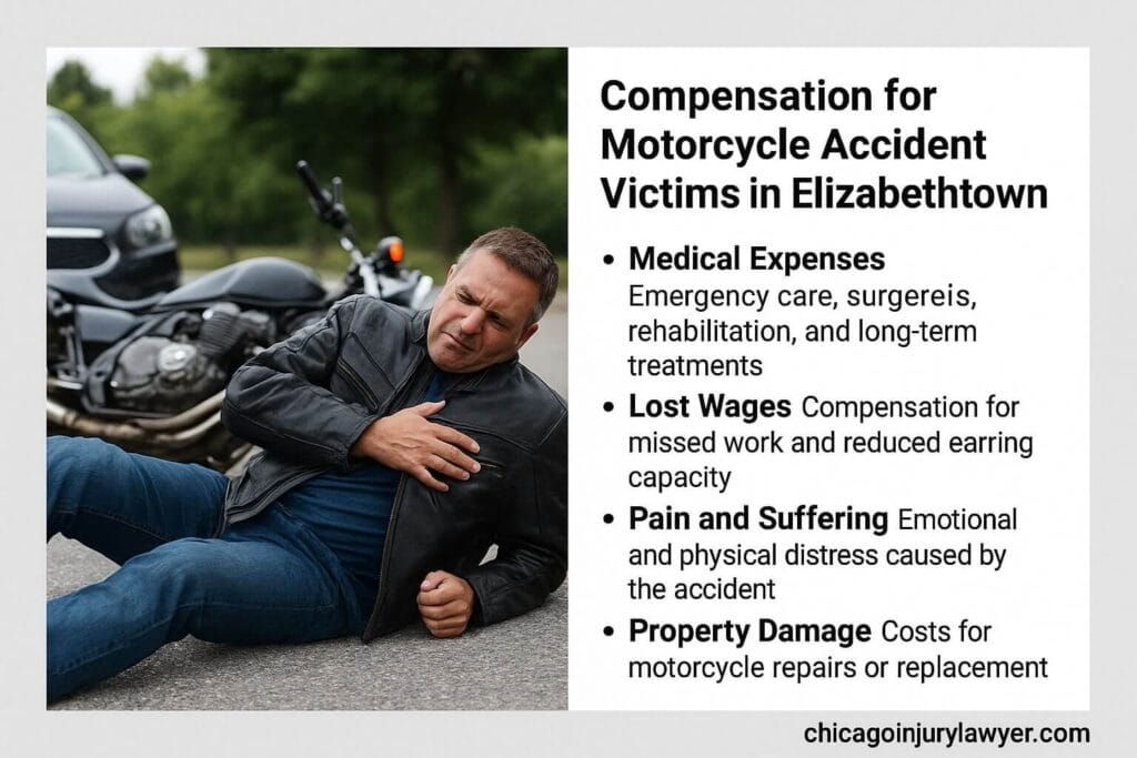Compensation for Motorcycle Accident Victims in Elizabethtown