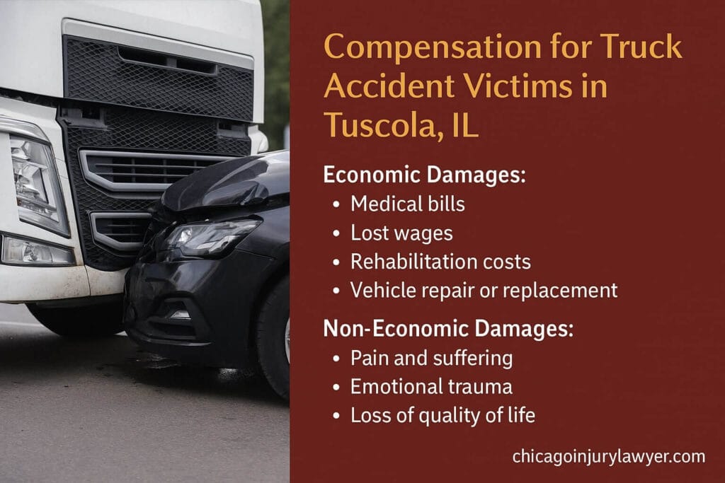 Compensation for Truck Accident Victims in Tuscola