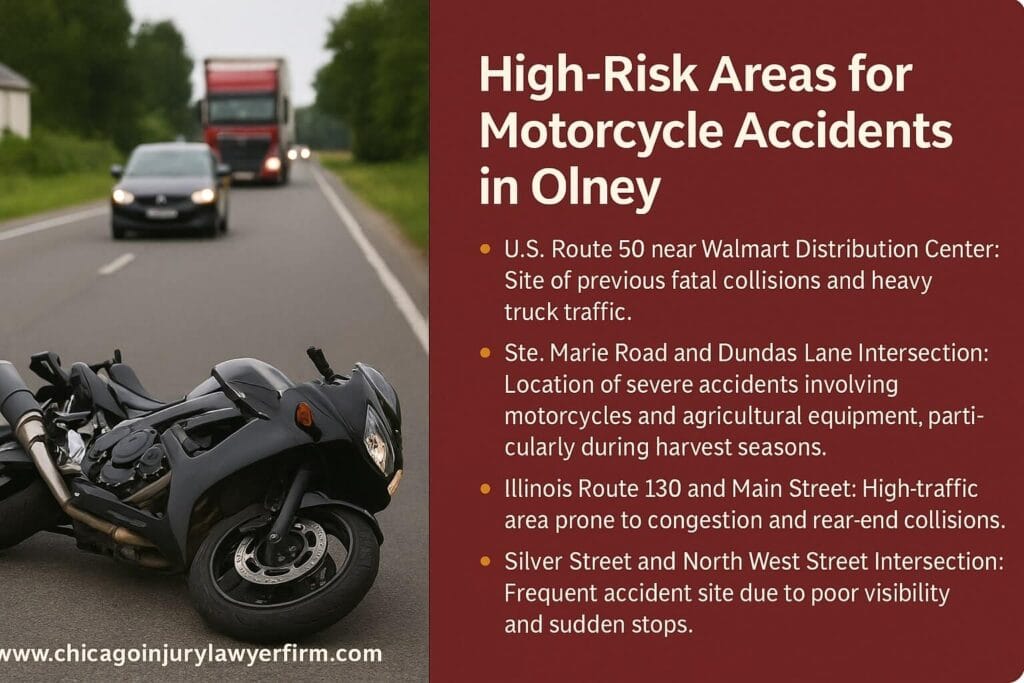 High-Risk Areas for Motorcycle Accidents in Olney