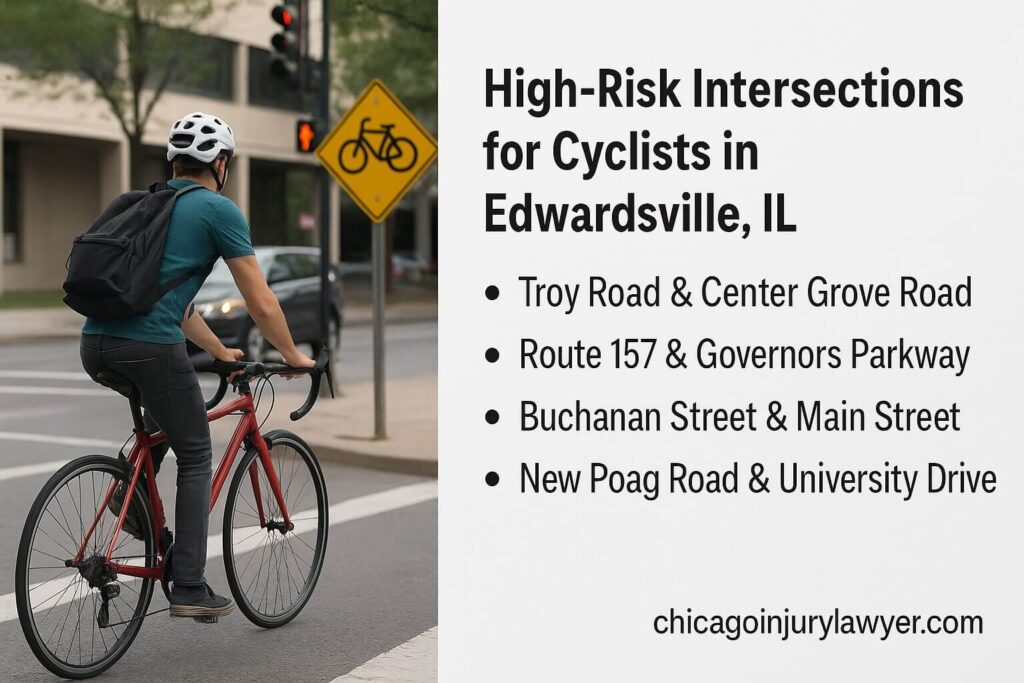 High-Risk Intersections for Cyclists in Edwardsville