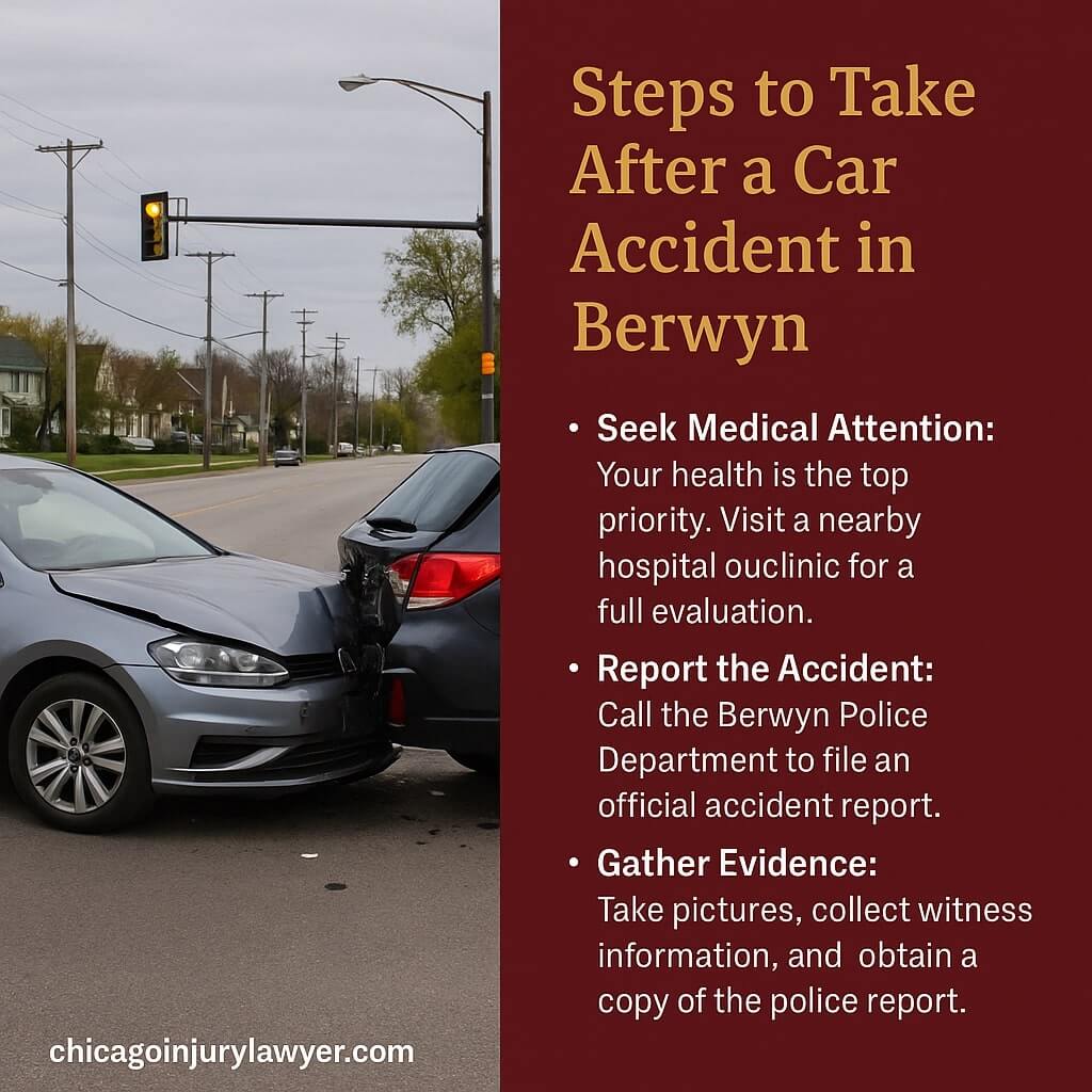 Steps to Take After a Car Accident in Berwyn