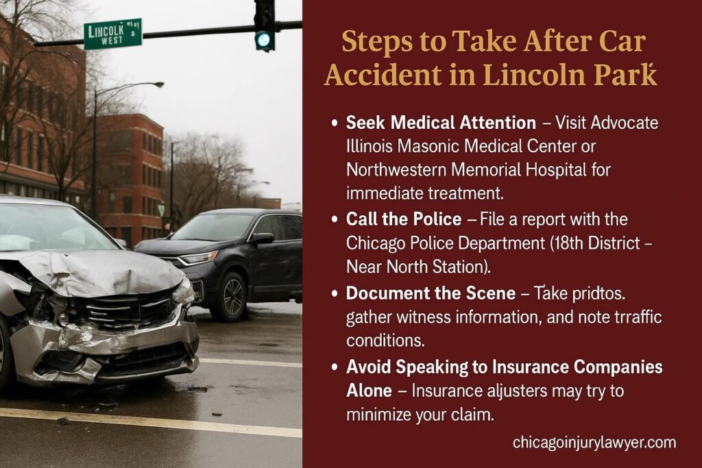 Steps to Take After a Car Accident in Lincoln Park