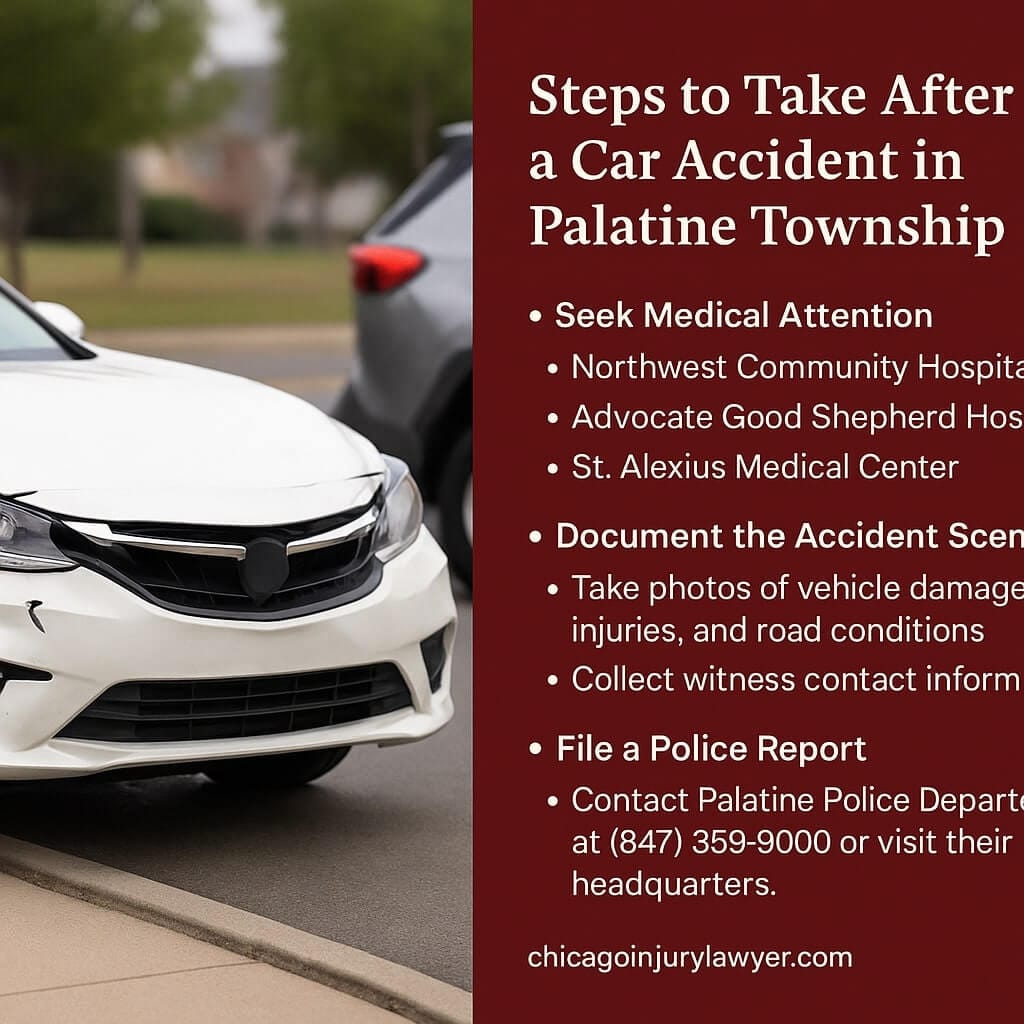 Steps to Take After a Car Accident in Palatine Township