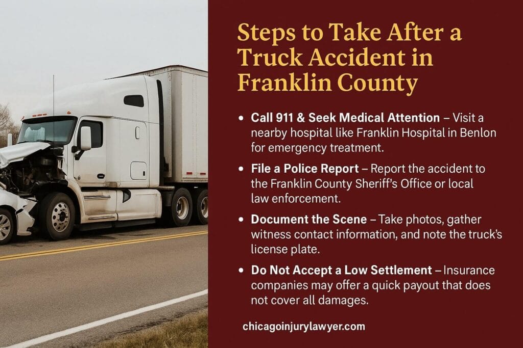 Steps to Take After a Truck Accident in Franklin County
