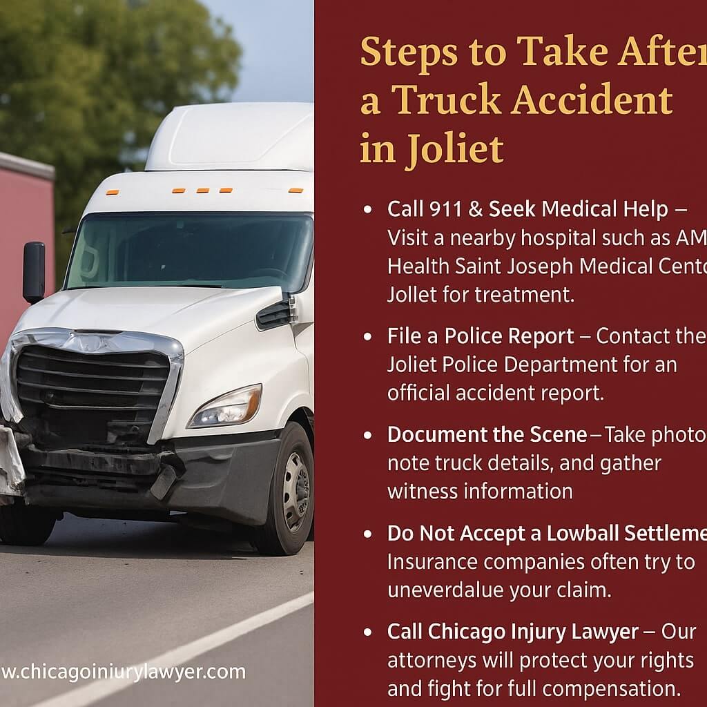 Steps to Take After a Truck Accident in Joliet