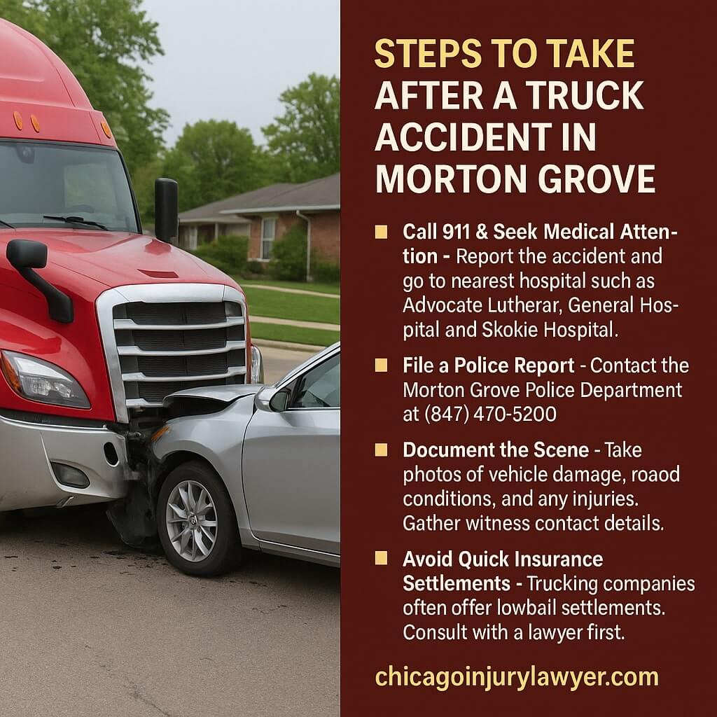Steps to Take After a Truck Accident in Morton Grove