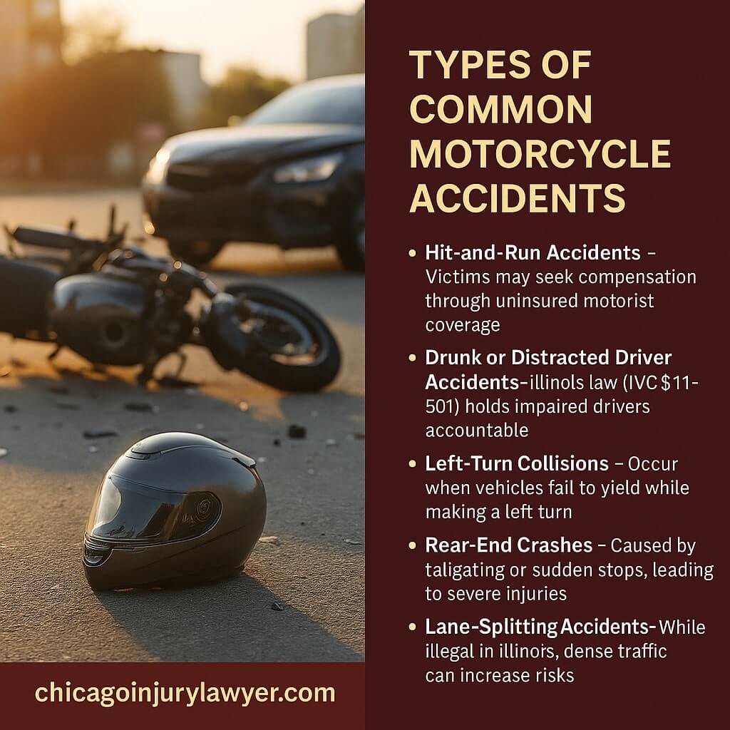 Types of Common Motorcycle Accidents