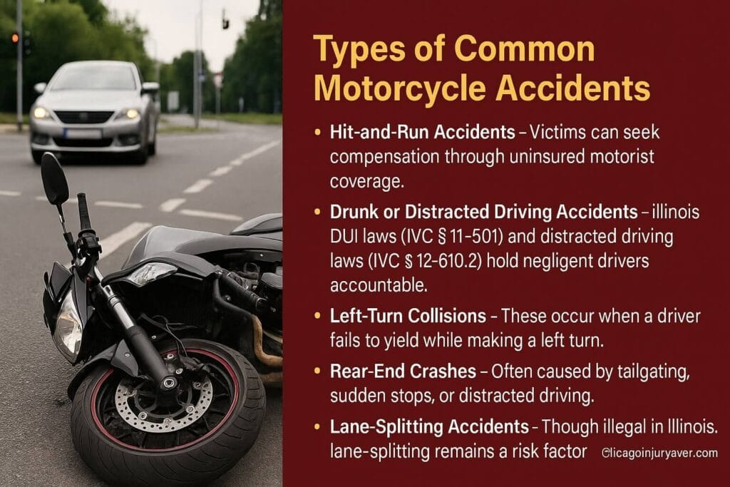 Types of Common Motorcycle Accidents