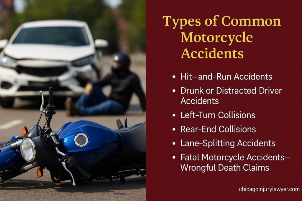 Types of Common Motorcycle Accidents