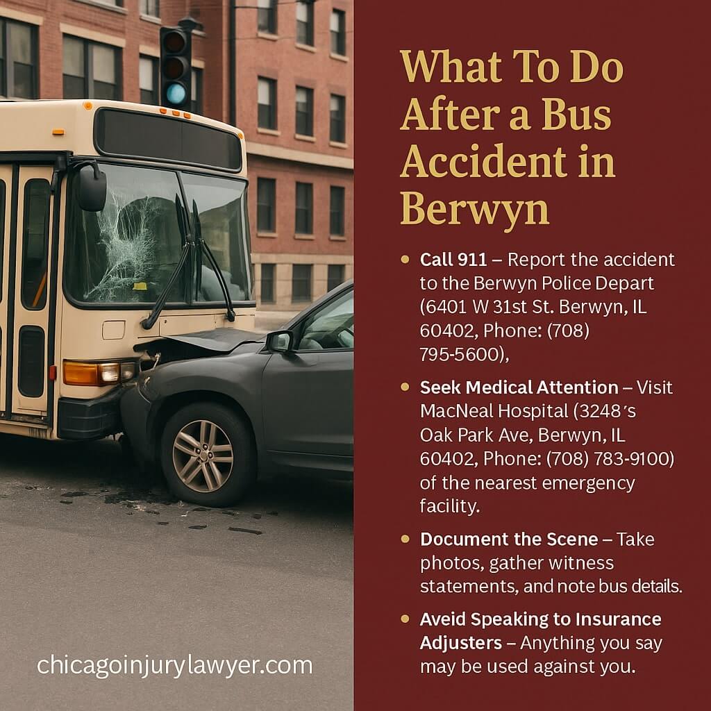 What to Do After a Bus Accident in Berwyn