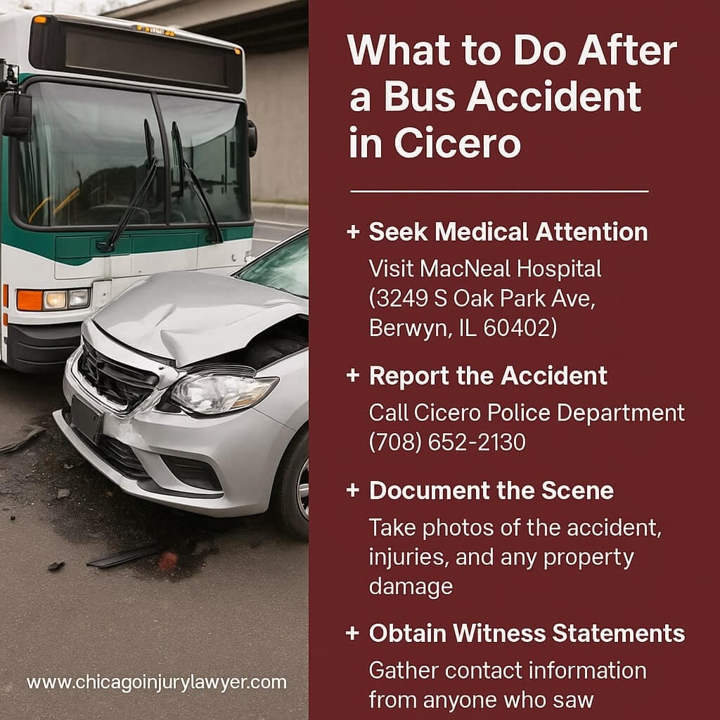 What to Do After a Bus Accident in Cicero