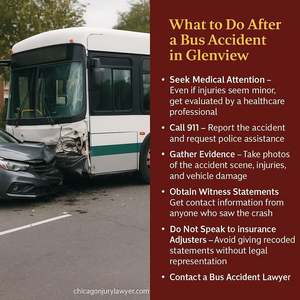 What to Do After a Bus Accident in Glenview
