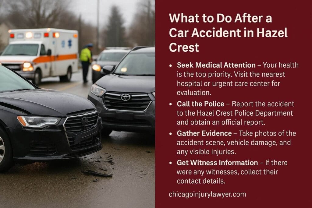 What to Do After a Car Accident in Hazel Crest