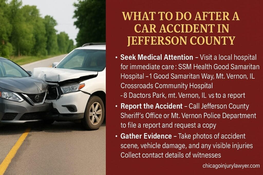 What to Do After a Car Accident in Jefferson County