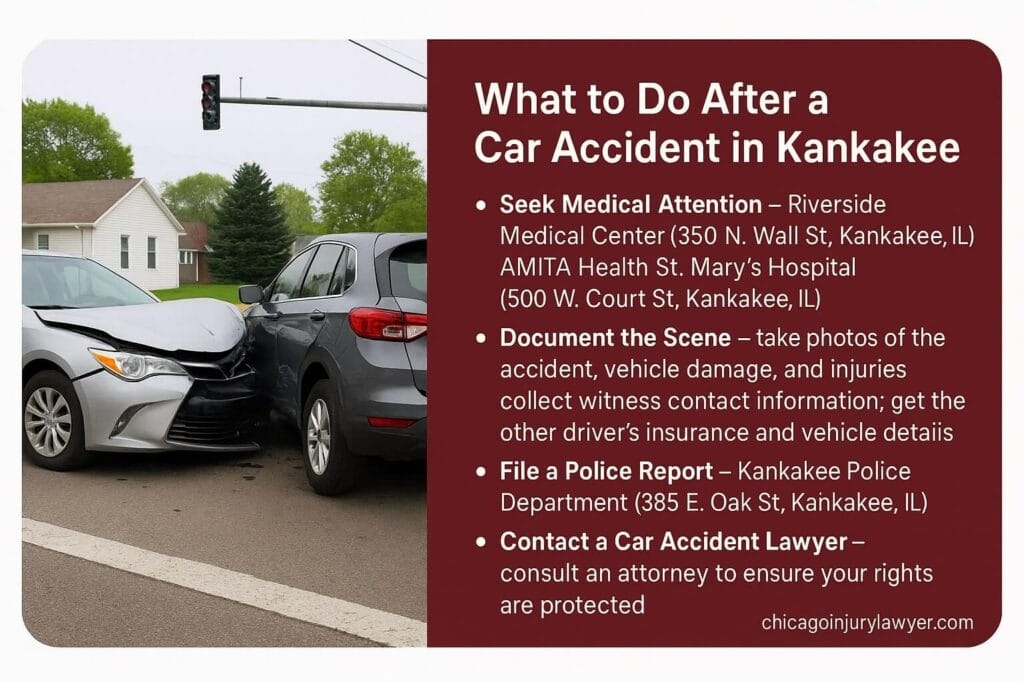What to Do After a Car Accident in Kankakee