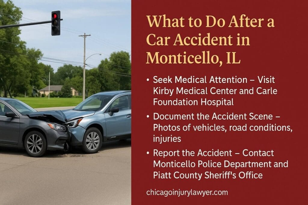 What to Do After a Car Accident in Monticello