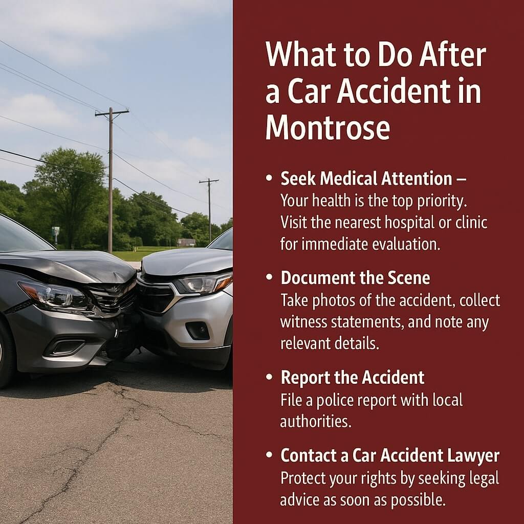 What to Do After a Car Accident in Montrose