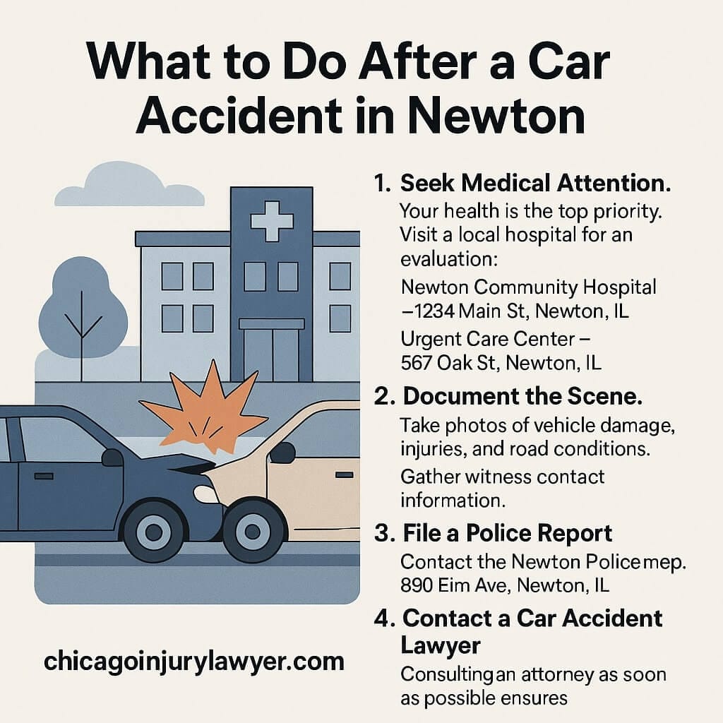 What to Do After a Car Accident in Newton