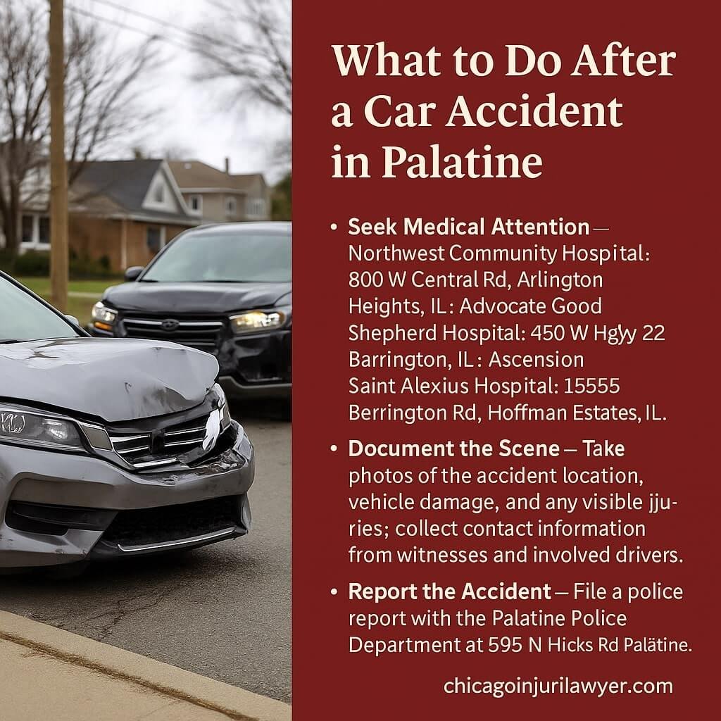 What to Do After a Car Accident in Palatine
