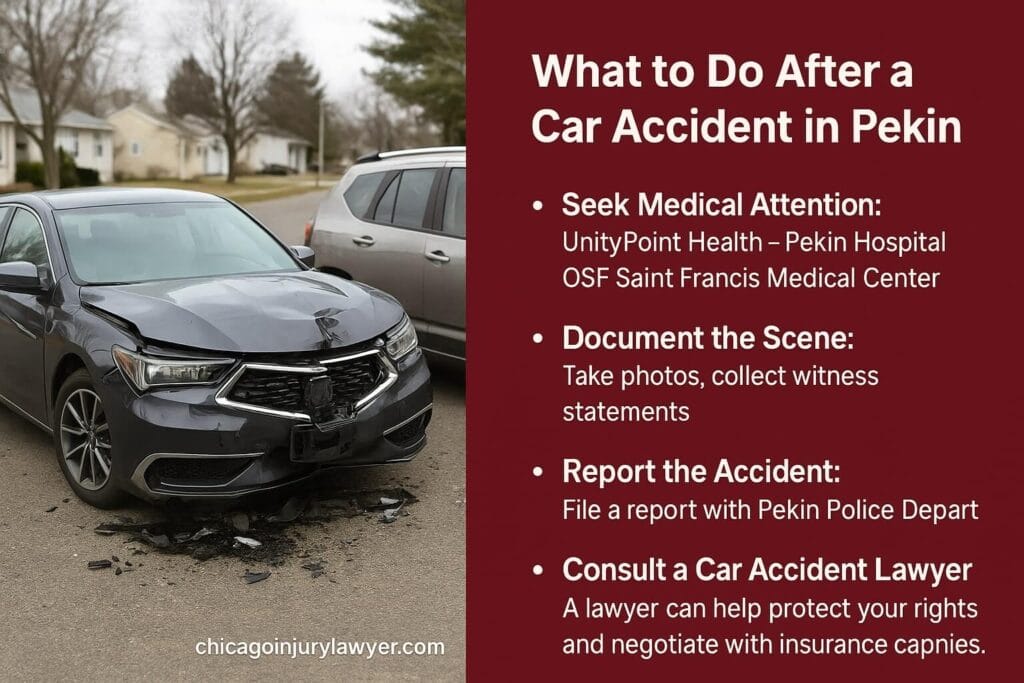 What to Do After a Car Accident in Pekin