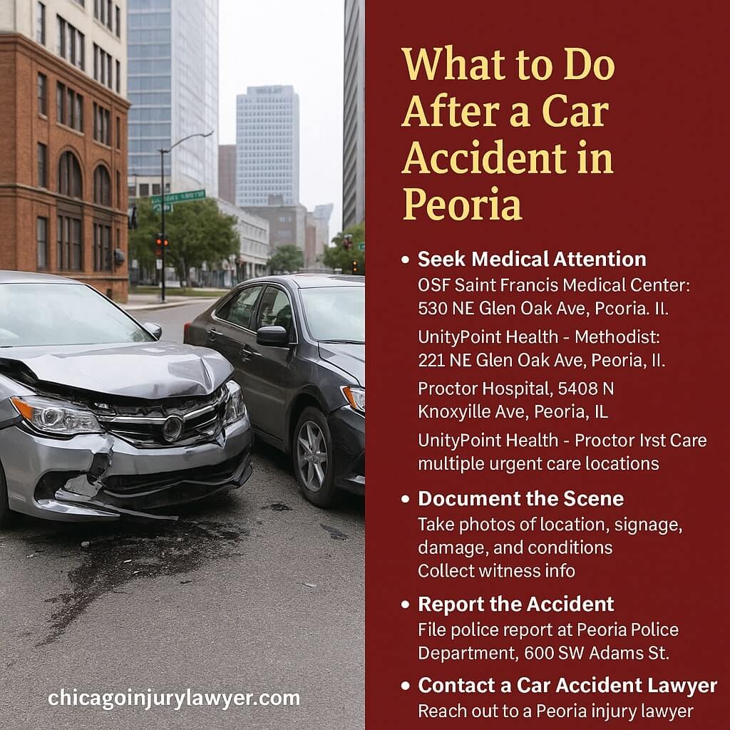 What to Do After a Car Accident in Peoria