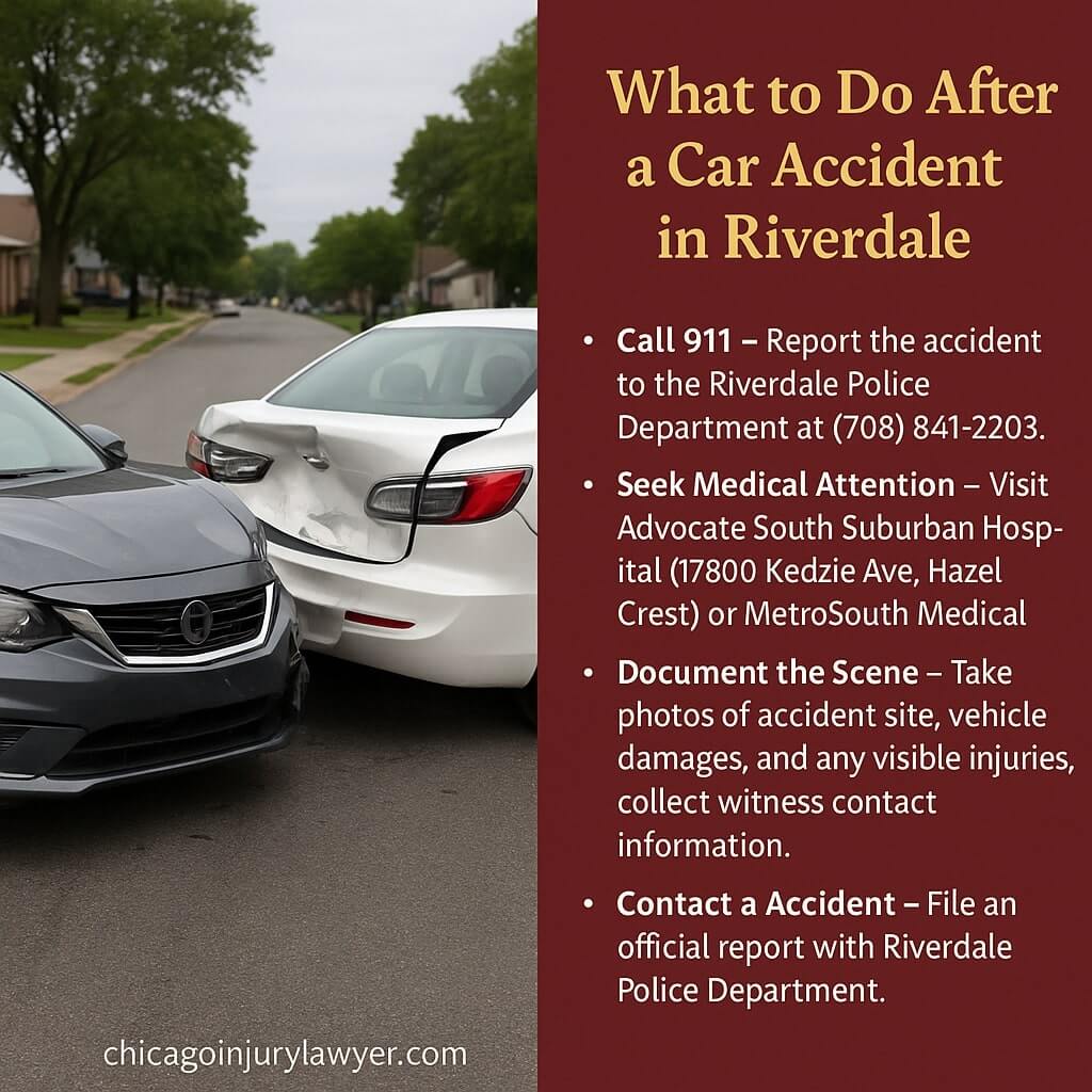 What to Do After a Car Accident in Riverdale