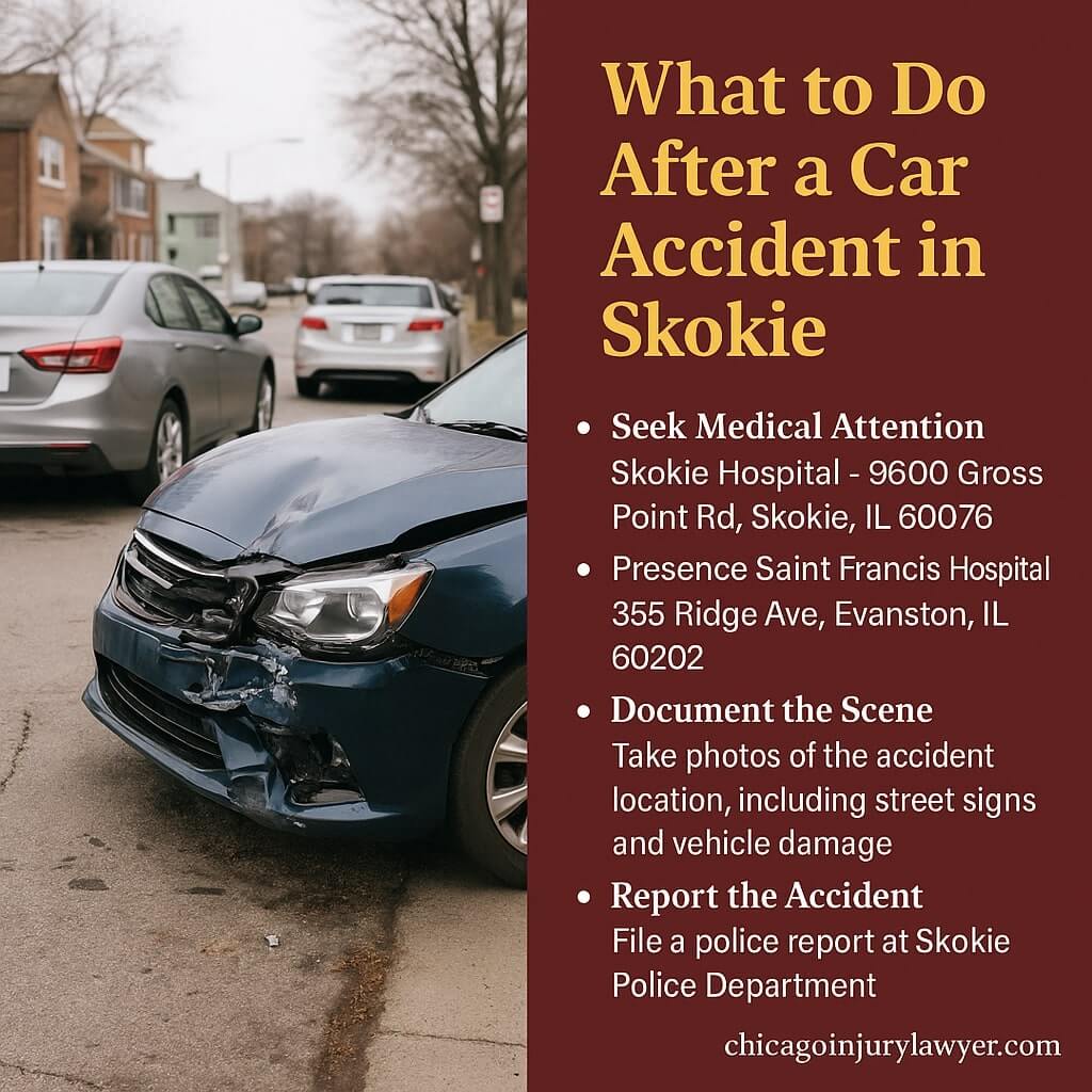 What to Do After a Car Accident in Skokie