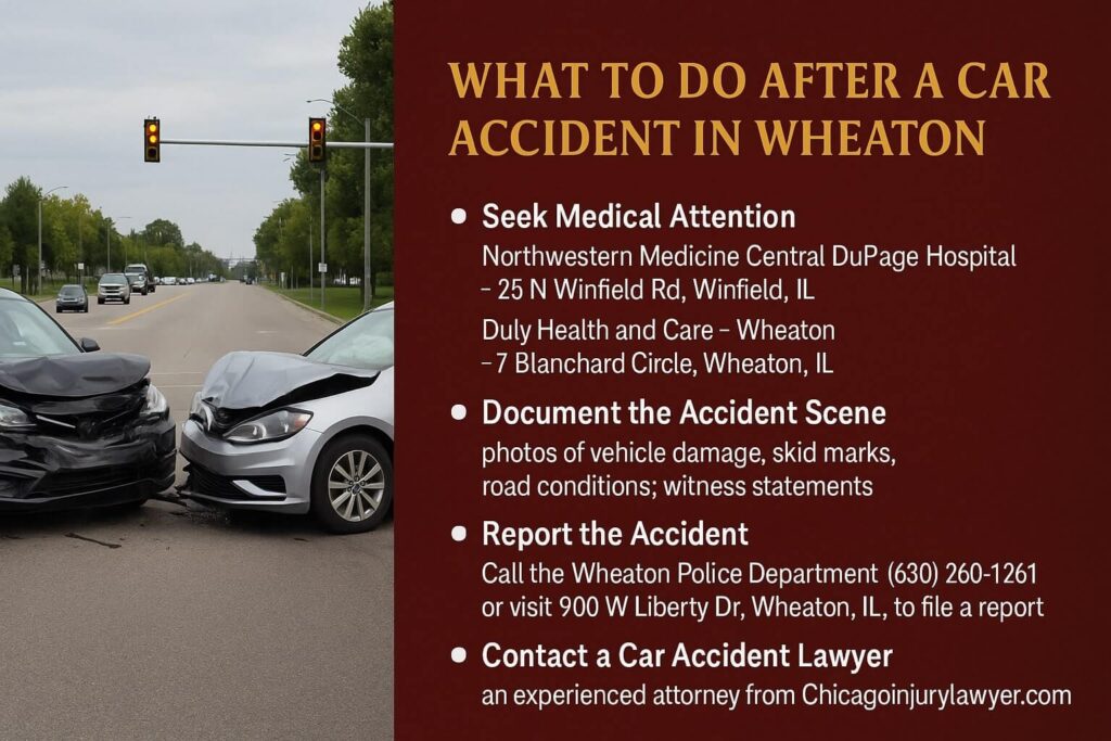 What to Do After a Car Accident in Wheaton