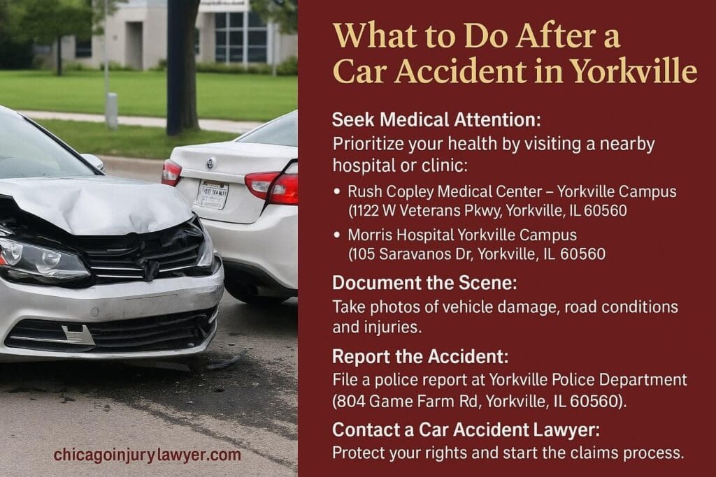 What to Do After a Car Accident in Yorkville