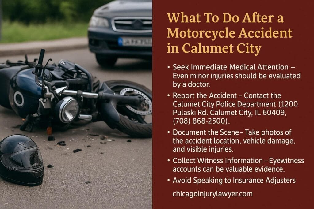 What to Do After a Motorcycle Accident in Calumet City