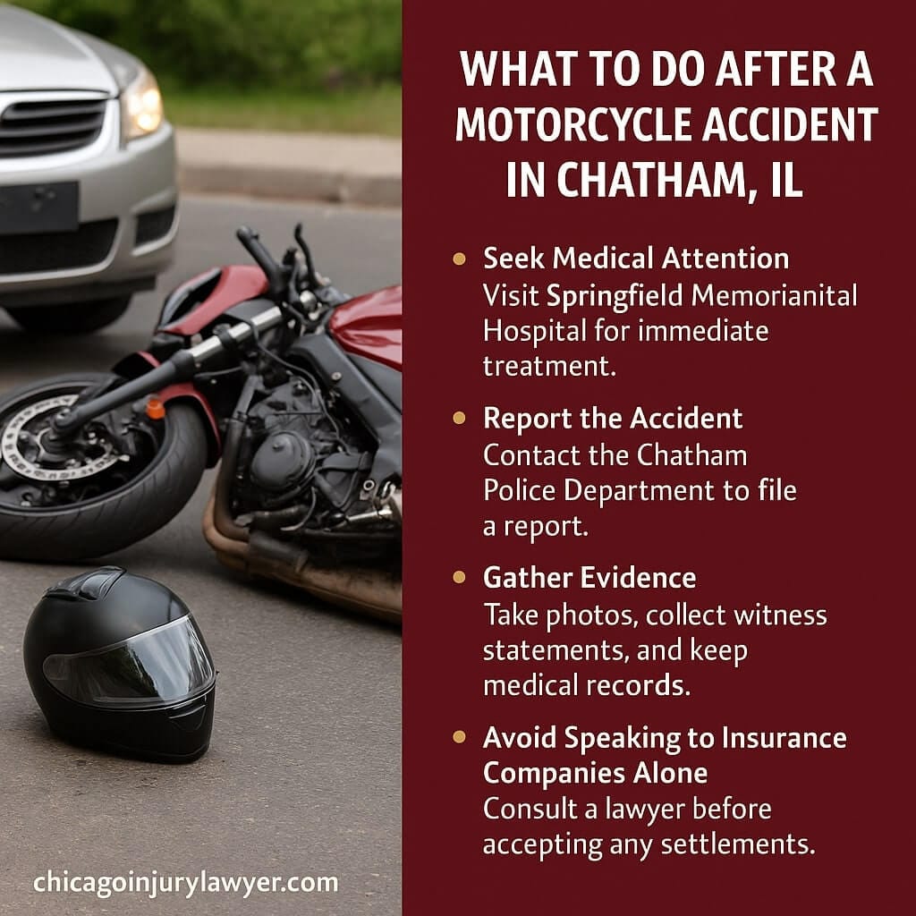 What to Do After a Motorcycle Accident in Chatham