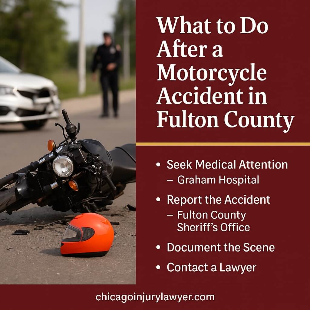 What to Do After a Motorcycle Accident in Fulton County