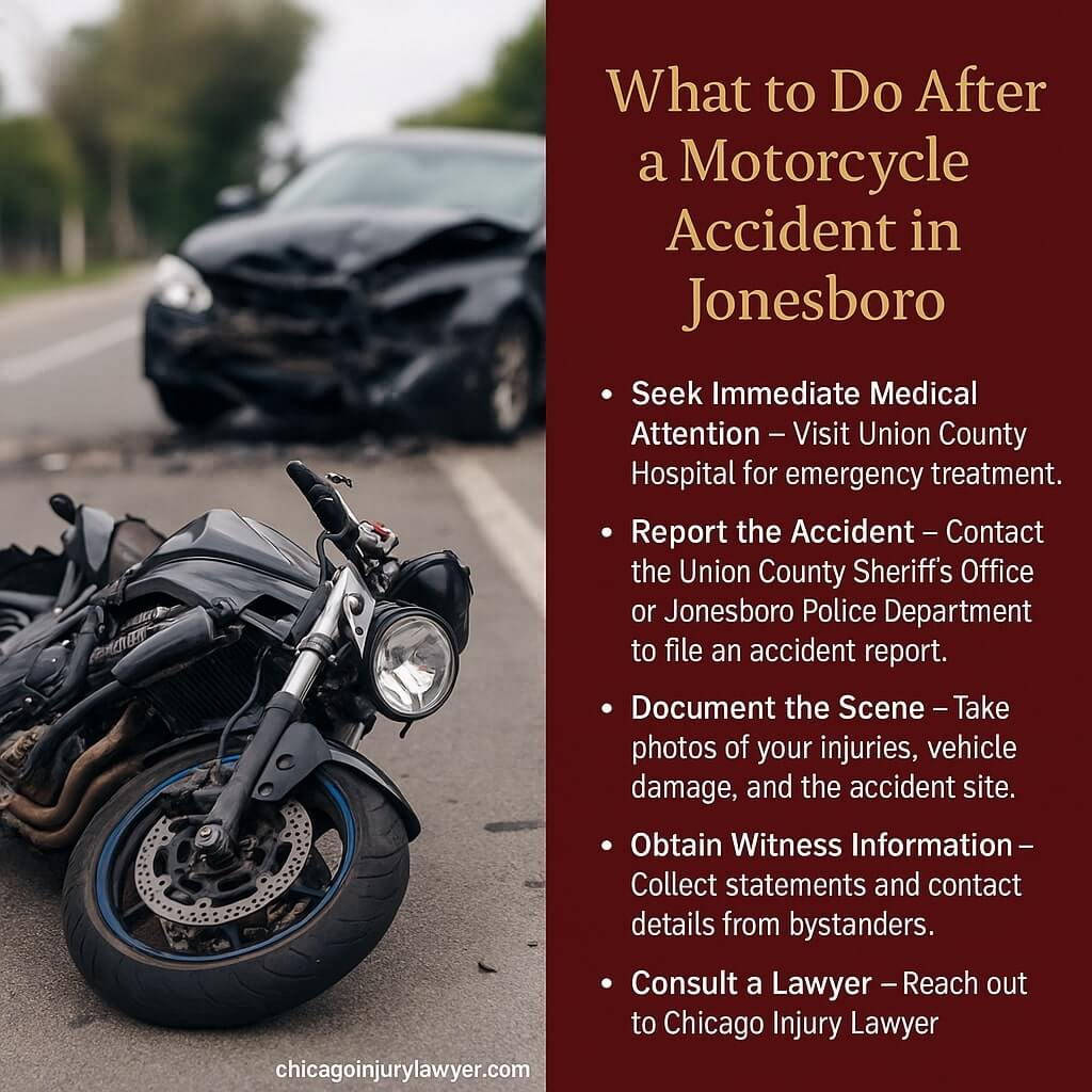 What to Do After a Motorcycle Accident in Jonesboro