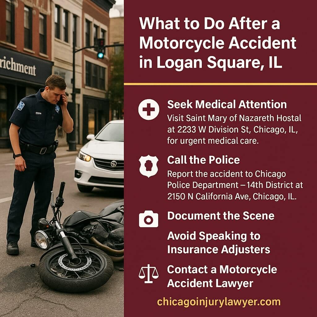 What to Do After a Motorcycle Accident in Logan Square