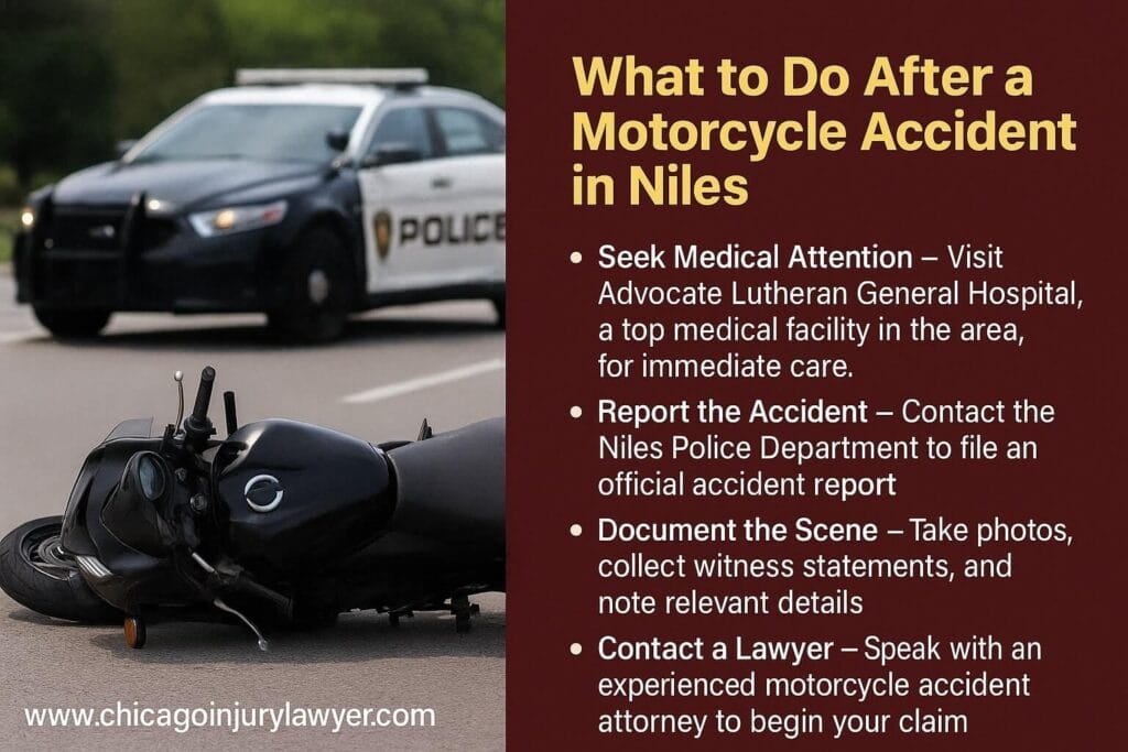 What to Do After a Motorcycle Accident in Niles