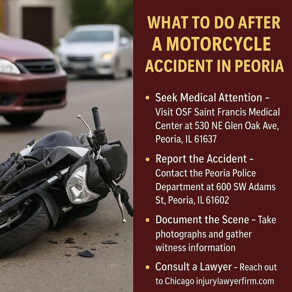 What to Do After a Motorcycle Accident in Peoria