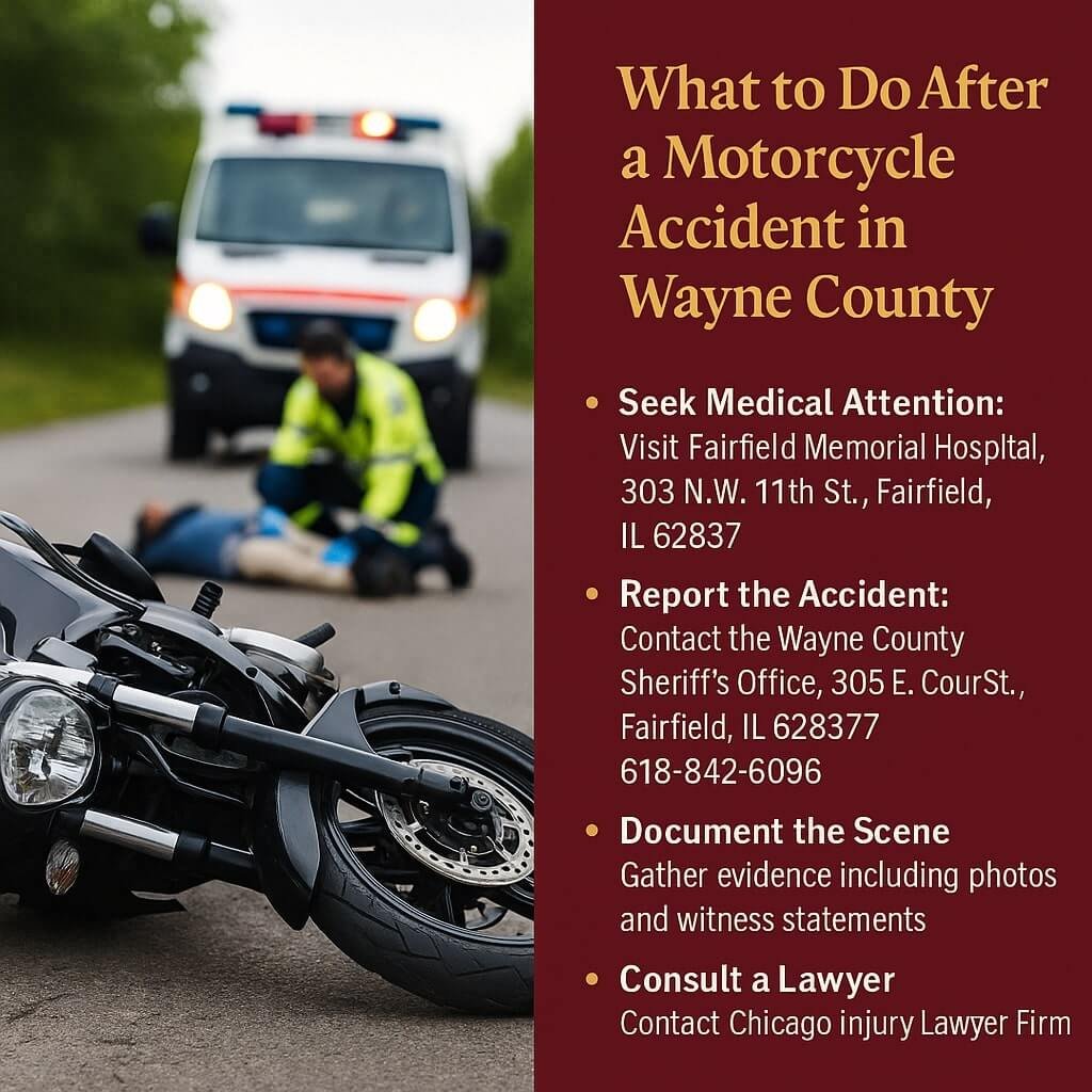 What to Do After a Motorcycle Accident in Wayne County